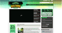 Desktop Screenshot of greenmachinelawns.com